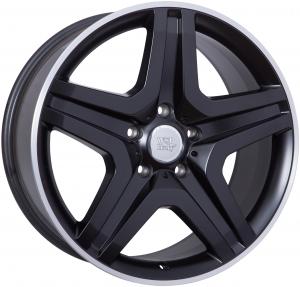 Informacin de MERCEDES W775, DULL BLACK R POLISHED, 5X130, 20 x 9.5"